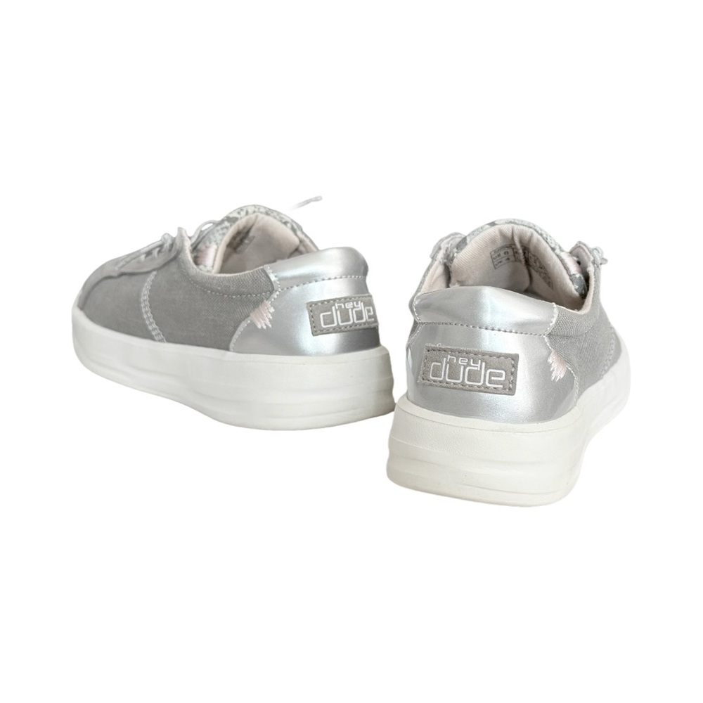 Hey Dude Women's Karina Silver Python Sneakers, S… - image 6